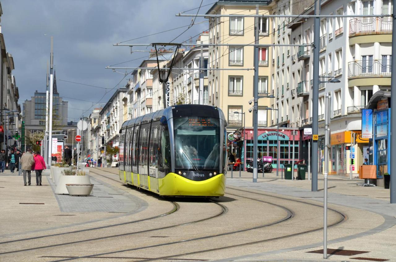 Gwer - Studio Neuf Hypercentre Terrasse Privee Daire Brest Dış mekan fotoğraf